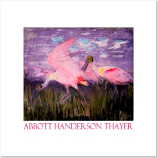 Roseate Spoonbills by Abbott Handerson Thayrer Posters and Art